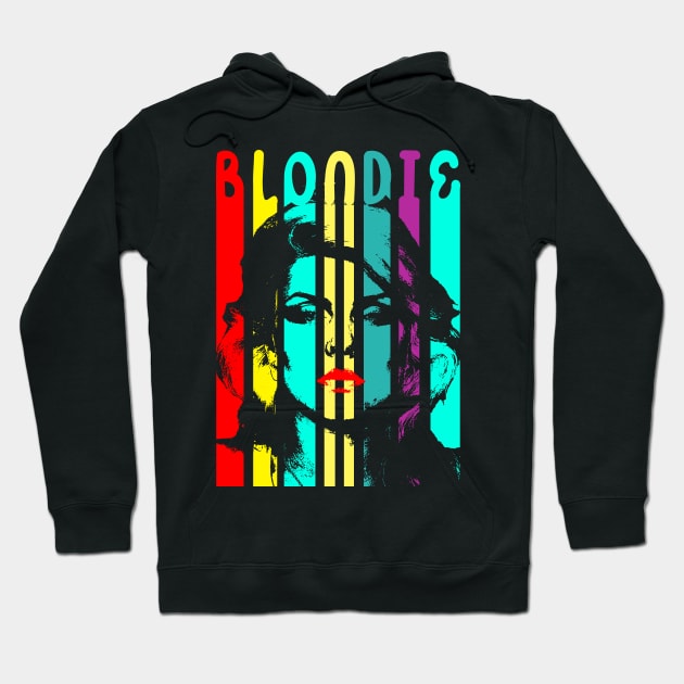 Vintage Blondie Retro Style Hoodie by Dolandolan